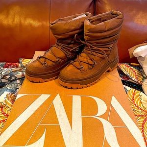 *BRAND NEW* ZARA Puffer Boots